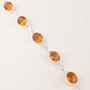 Citrine Gemstone 925 Sterling Silver Jewelry Handmade Bracelet 9" Gift For Mom RB-5-3