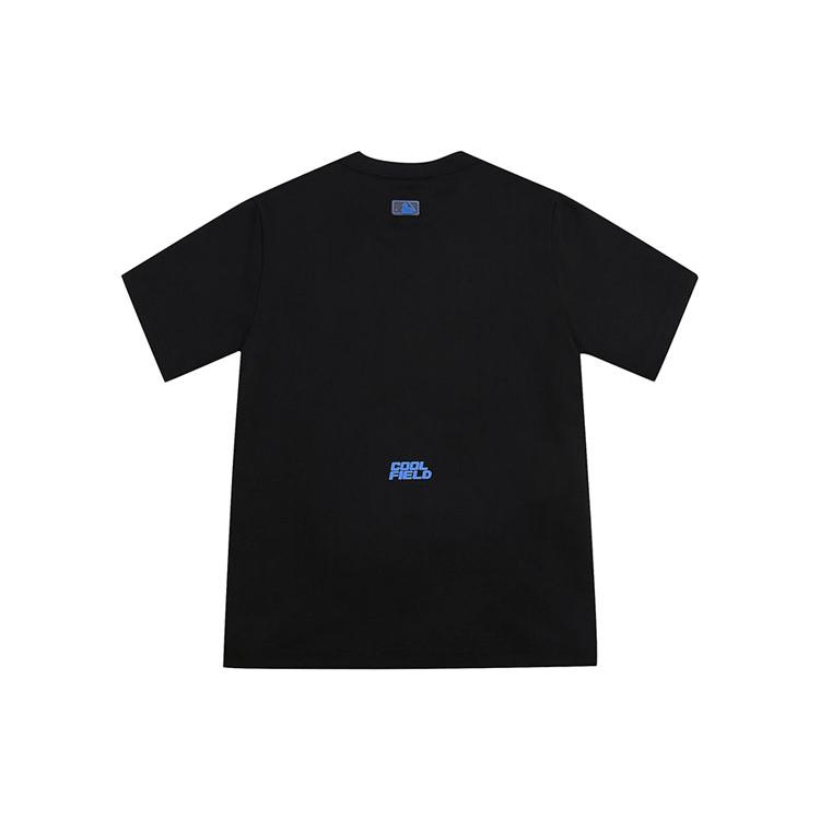 New MLB Base Logo T Shirts Unisex Black 31TSIA131-50L
