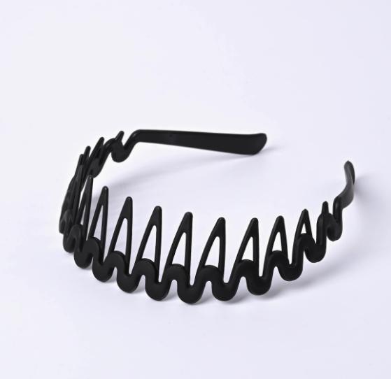 Plastic Multi-Tooth Headband Wave Shape Hair Comb Style Hairband Serrated Hair Clip Hair Accessory for Daily Use and Styling