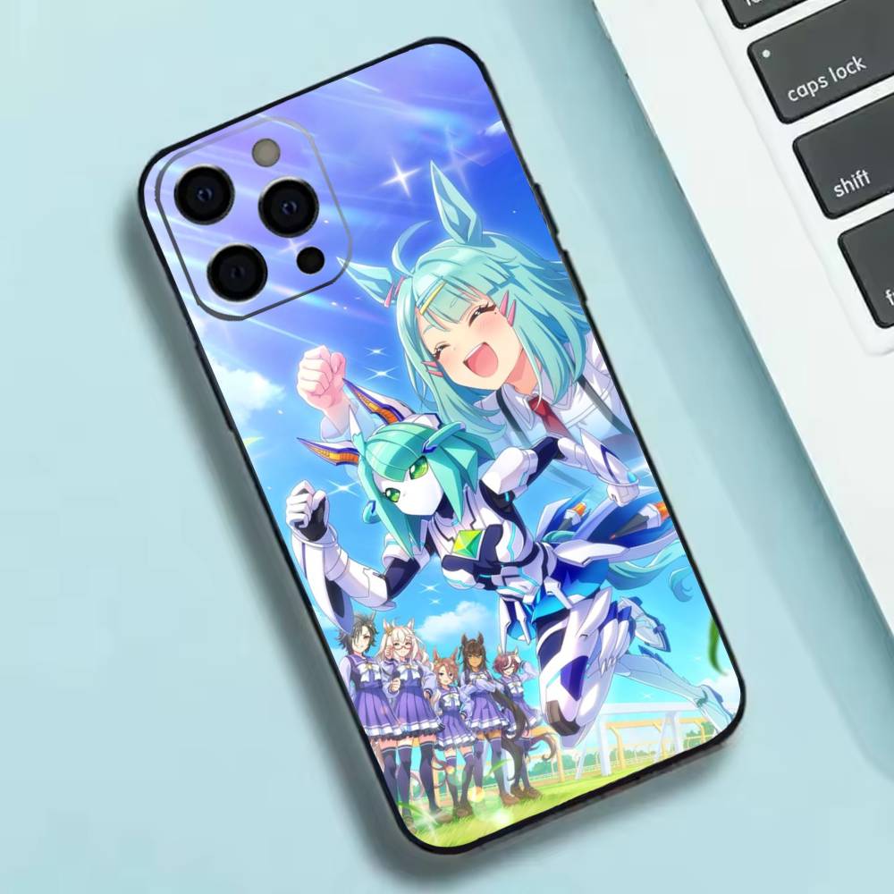 Pretty Derby Uma M-Musume Phone Case Silicone Soft For IPhone 17 16 15 14 13 12 11 X XR Plus Pro Max Plus