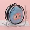 10cm Cotton Doll Ita Bag - PVC Transparent Round Carrier for 14cm Dolls