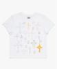 WEBHOUSE Sketch Cross Angel Tea - White