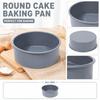 Round Silicone Pan for Baking - Flexible Nonstick for Cakes, Breads and Desserts