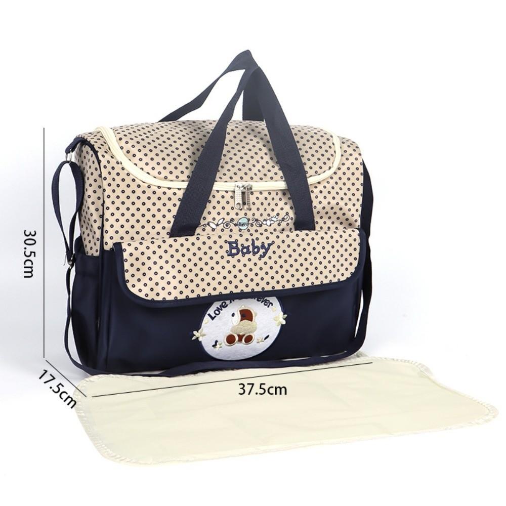 5 Stück/Set Multifunktionale Mommy Bag Wasserdichte Umhängetaschen Neue Baby Wickeltasche Mutter Baby