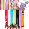 Stunning Matte Rainbow Rain Curtain Decorative Backdrop For Party Festivities