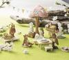 Matsuno Hobby Cute Animal Cherry Tree and H15 x W10 x Interior Decor Figurine, Mascot, Bird, D7.5cm (Gardening & Series) GM-3309