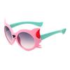 New Cute Cartoon Cat Anti UV400 Sun Glasses Kids Dresses Ornament For Girls