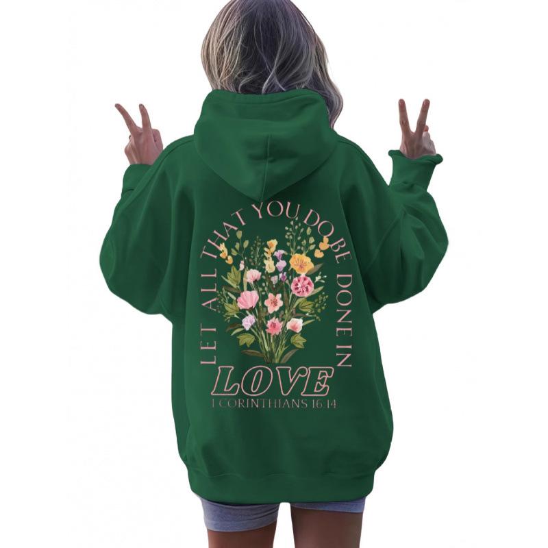 2025 Trendy Women's Hoodie with Letter Print - Autumn/Winter Collection