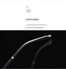 3007 Men's Retro Full-Rim Eyeglasses: Plastic/Steel Myopia Frame with Metal Half-Titanium Design