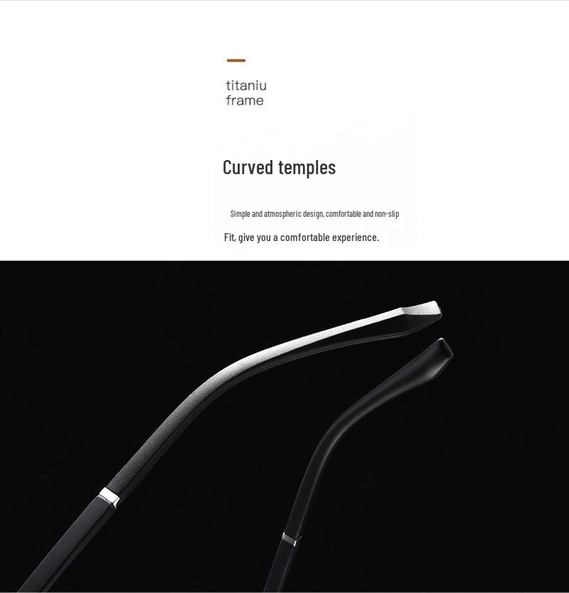 3007 Men's Retro Full-Rim Eyeglasses: Plastic/Steel Myopia Frame with Metal Half-Titanium Design