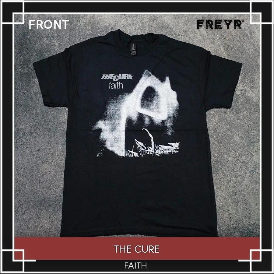 Unisex Short Sleeve Crew Neck Cotton T Shirt The Cure - Faith XXL