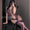 Erotic Underwear: Hot Lace, see-through, Seductive Jumpsuit, Feminine charm, Neckline, cutout, no-take pajamas 1237