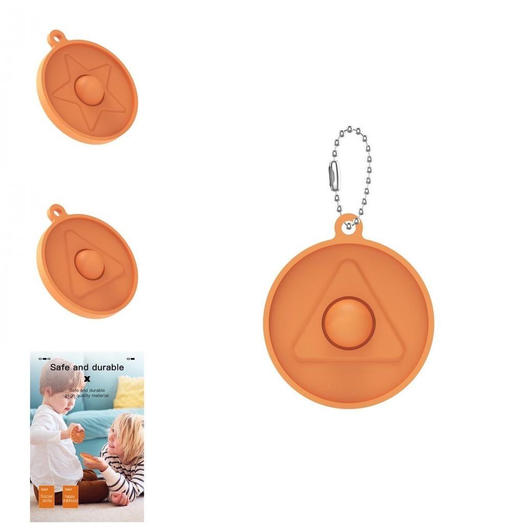 Delightful Squid Game Pop It Simple Dimple Push Bubble Keychain Pendant Fidget Toy For All Ages