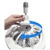2-in-1 LED Lamp Bead Three-speed Mode Fan Ceiling Light Lighting Fixtures LED Fan Light  Study