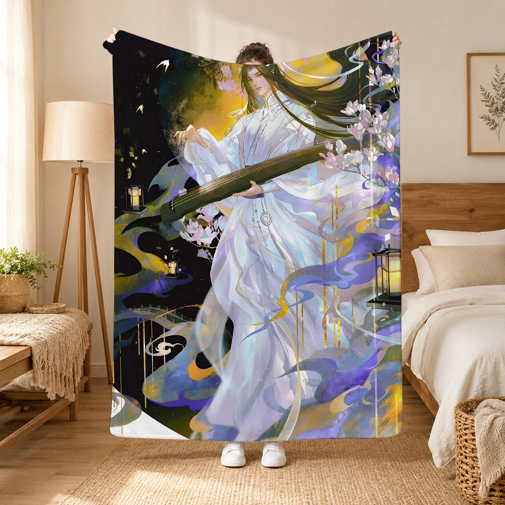 Mo Dao Zu Shi Anime Throw 240G Flannel Blanket, Suitable For Sofas, Beds, Offices,  Exquisite Gift Blankets
