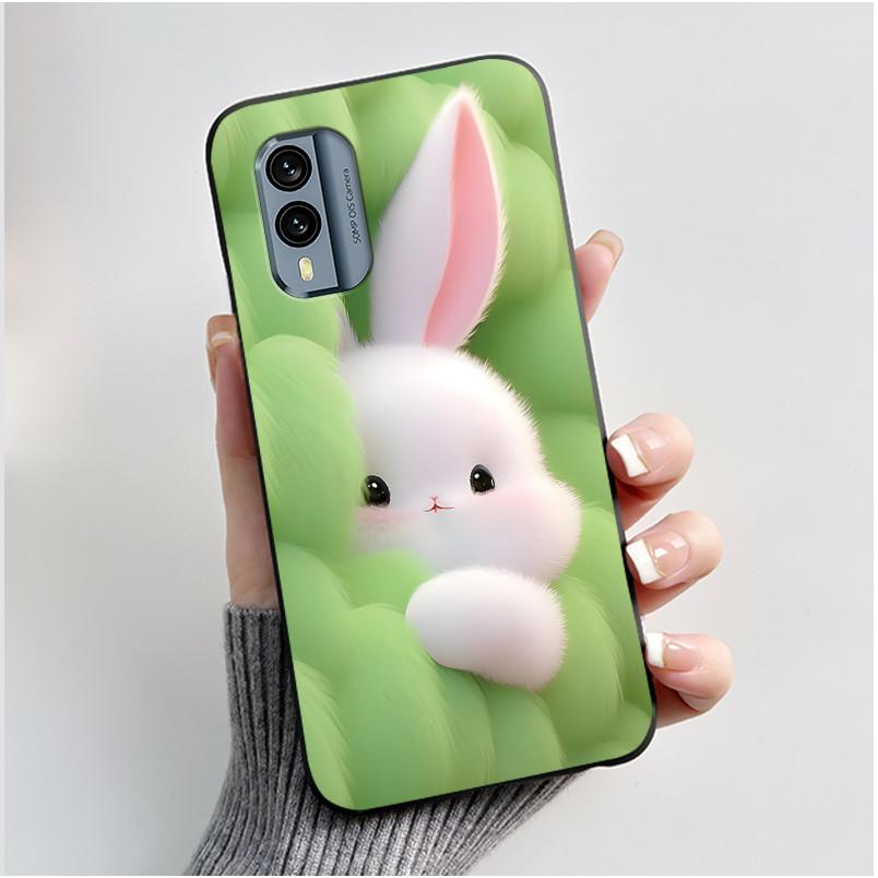 Bumper Rezistent la Șocuri Husa Moale Pentru Nokia X30 5G Drăguț Model Nou Design Carcasă Pentru Nokia XR21 Cu Culoare Jelly Negru Viral Husa