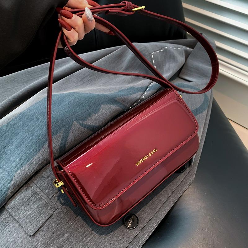 Fashion Women's Bag Simple Retro Shoulder Armpit Bag Casual Small Square Bag Trendy High Texture Messenger Bag