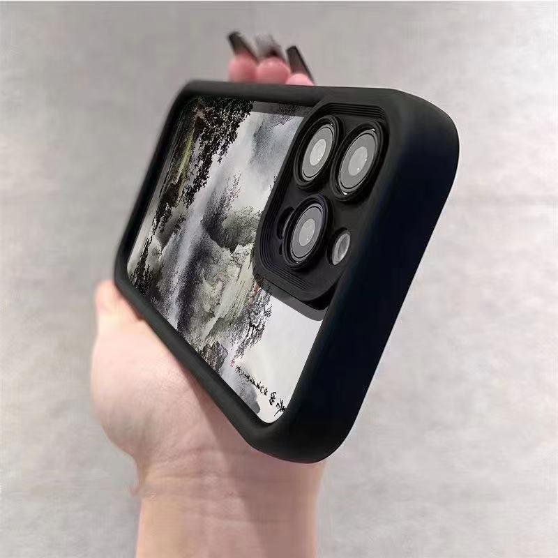 iPhone 17 Pro Max Landscape Painting Case - Compatible with iPhone 13/14/15/16