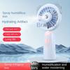 Portable Mini Fan with Mist Humidifier - USB Rechargeable for Summer Portable Air ConditionerPortable Air Conditioner