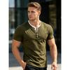 Premium 95% Cotton Men's Polo Tee - Breathable Soft Touch Short Sleeve Shirt - Modern Fit Casual Wear with V-Neck Buttons