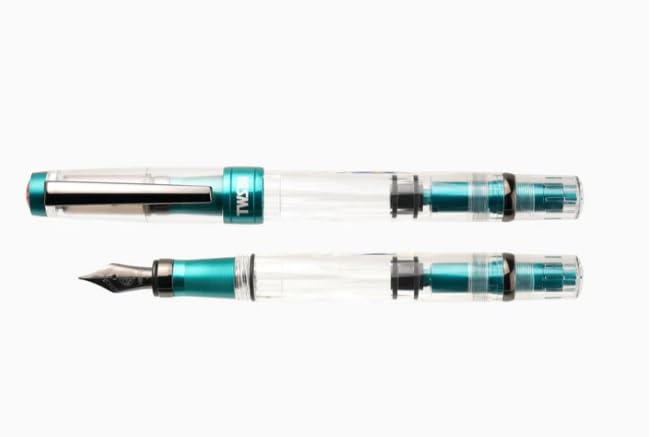TWSBI Diamond 580 AL R Caribbean CT Fountain Piston Fine Nib TW100782 Pen, Filler, (F),