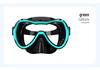 Silicone Tempered Glass Snorkel & Diving Mask