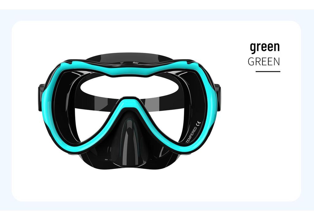 Silicone Tempered Glass Snorkel & Diving Mask