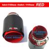 SUMSOO genuine red/blue stainless steel glossy carbon fiber car exhaust pipe  modified universal accessories muffler tail tip