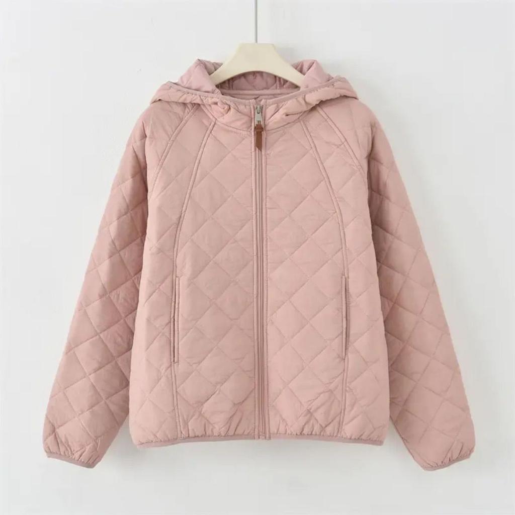 Lightweight Spring, Autumn and Winter Down Padded Jacket Women's Jacket To Keep Warm Loose Hooded Casual Padded Jacket Padded Jacket Short