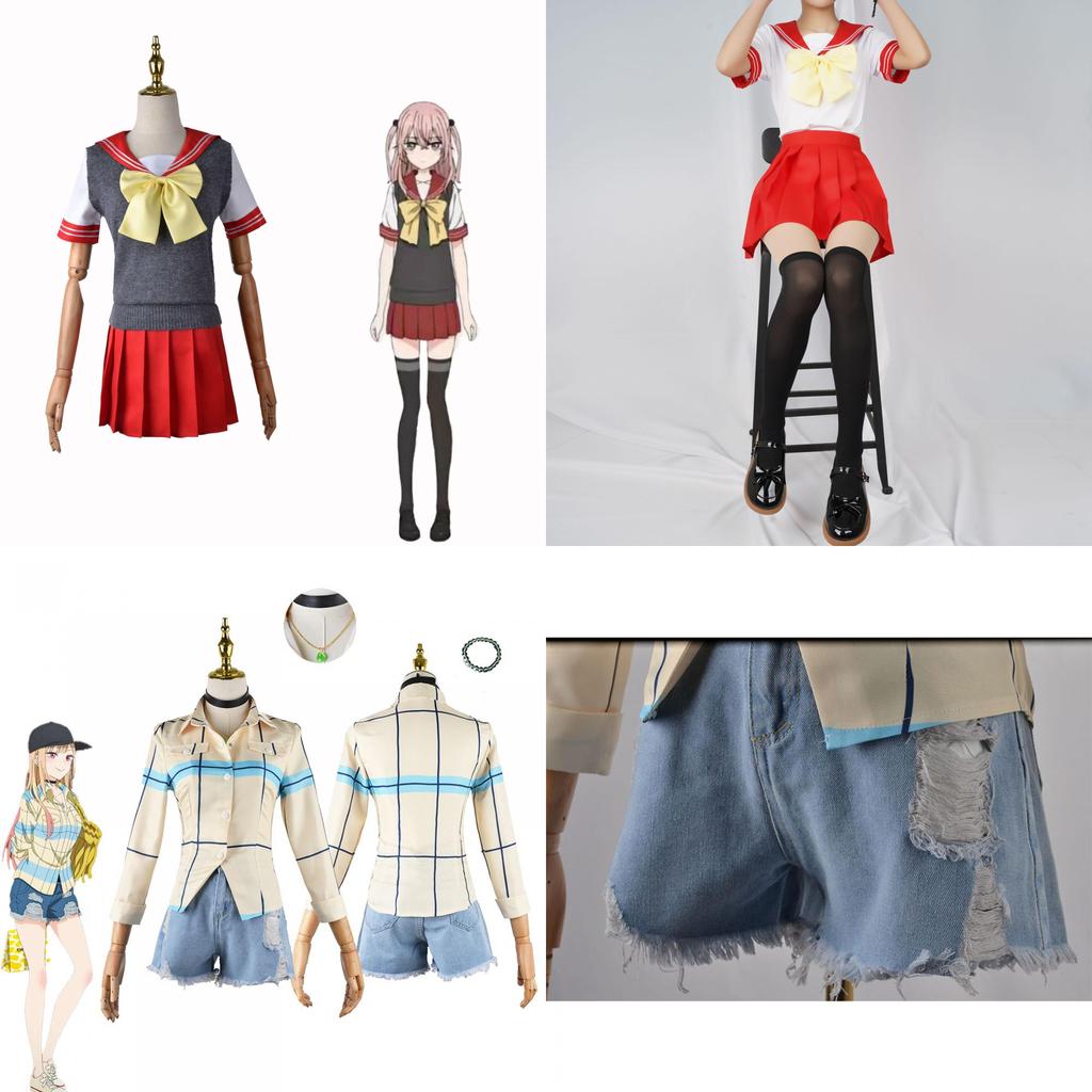 Japanese School Uniform Cosplay Outfit My Dress-up Darling Design
