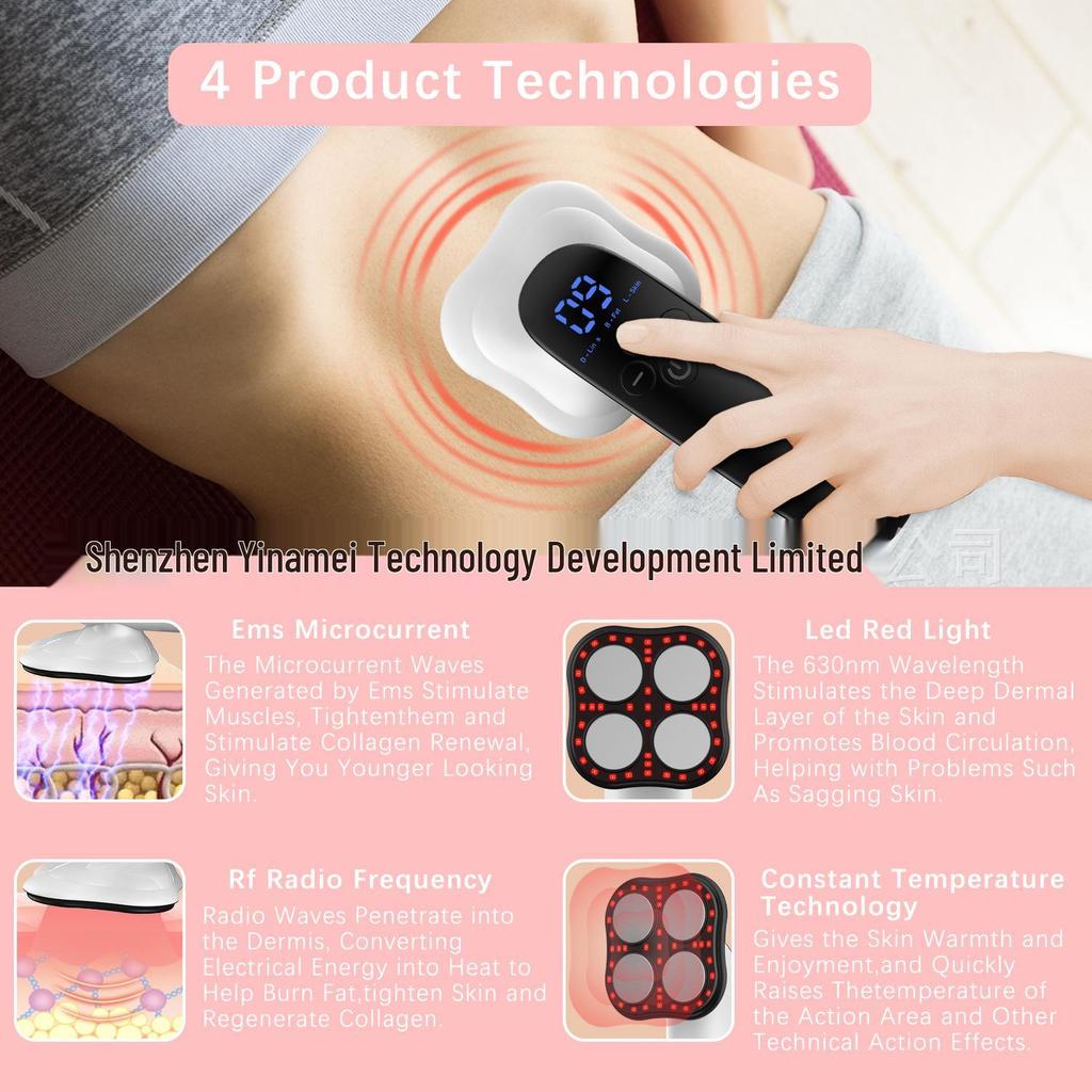 Home Slimming & Body Shaping 4-in-1 Fat Removal Cavitation Device