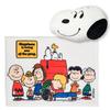 Nishikawa Snoopy Cushion In Blanket, 100x70cm, Washable, PEANUTS 75th Anniversary Face 3D Cushion, White, FQ95407604, PN5656BD