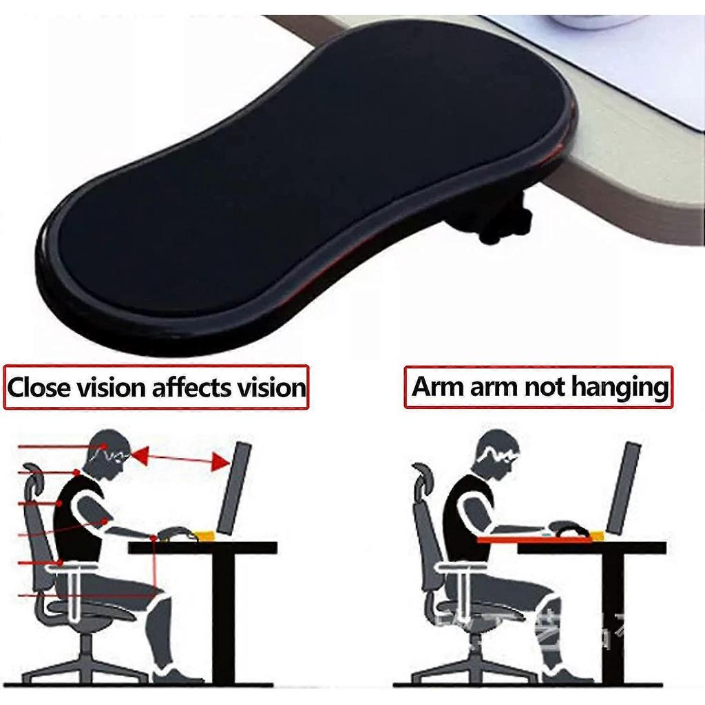 Ergonomic Adjustable For Desk Mouse Wrist Rest 180 Rotating Computer Wrist Rest Arm Holder - DD