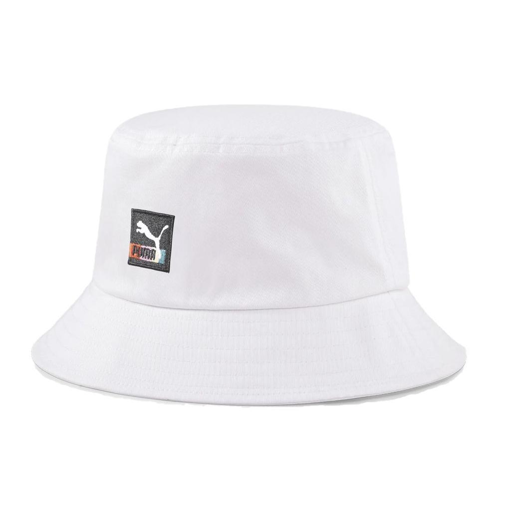 Puma Comfortable Sunshade Denim Fisherman Hat Unisex hats White 023757-03