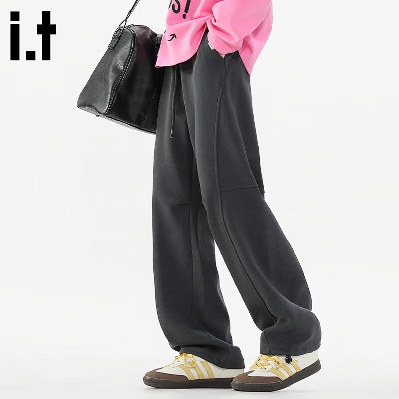 

Fingercroxxit Men s 2025 Autumn Korean Style Pleated Loose Fit Straight Sweatpants 4XL