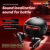 Original Lenovo GT101 TWS Kabellose Ohrhörer Dual-Modus Coole Beleuchtung Gaming-Ohrhörer 30H Akkulaufzeit HD-Anruf 3D-Stereo Bluetooth 6.0 Kopfhörer