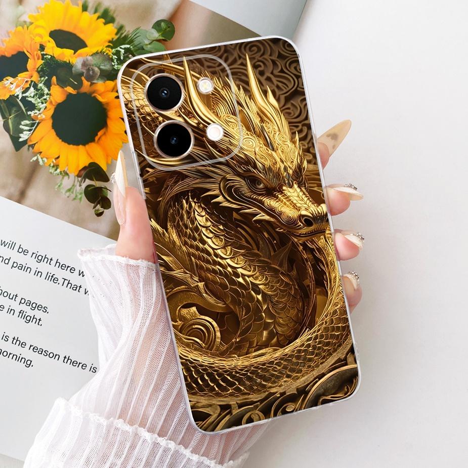 For Vivo Y28 4G Case V2352 Luxury Butterfly Painted Cover Soft Slim Phone Case For Vivo Y28s V2346 Y 28 s VivoY28 5G Fundas Bags