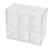 Transparent Multi-Grid Jewelry and Contact Lens Storage Box - Dustproof Display Organizer