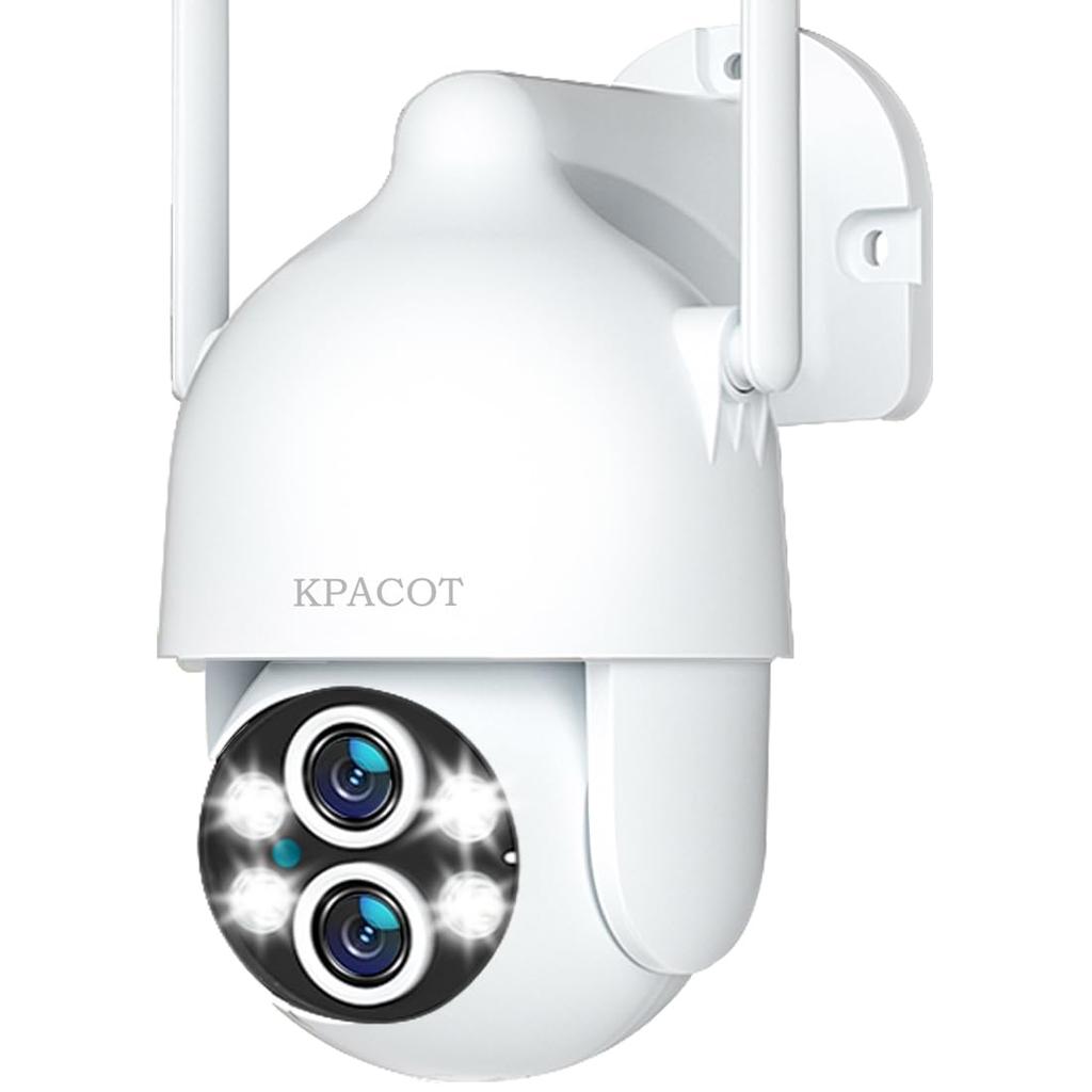 10x digital Outdoor security wireless security 2K surveillance human automatic audio and optical preset nighttime color motion detection alarm alarm