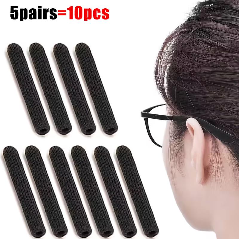 10pairs Anti-slip Glasses Temple Knitted Frame Cover Eyeglass End Temple Sunglass Leg Cover Glasses Fixed Glasses Leg Cover