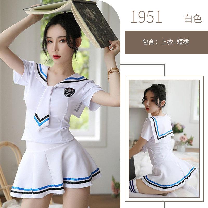 Sexy Lingerie Uniform Japanese Adult Sexy Sailor Uniform Cosplay Pure Cute School Girl JK Uniform