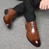 Leather Shoes for Men Classic Business Formal Shoes Fashion Pointed Casual Shoes for Men Soft Soled Driving Shoe Lace Up Oxfords