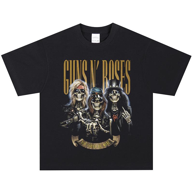 Футболка Guns N Roses, Мягкая ткань, Повседневная L