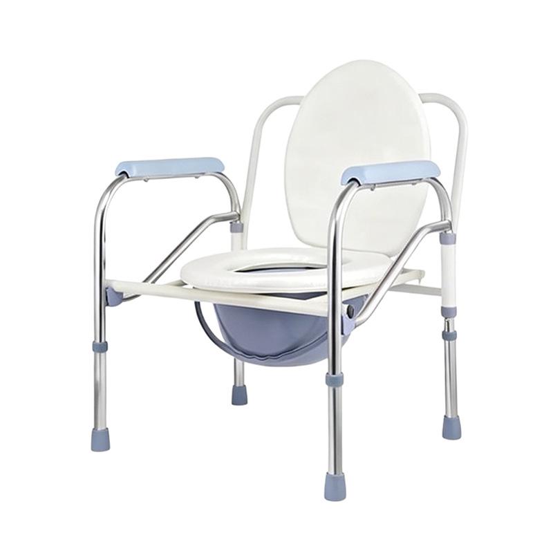 Elderly Multifunctional Foldable Toilet Chair for Home Use
