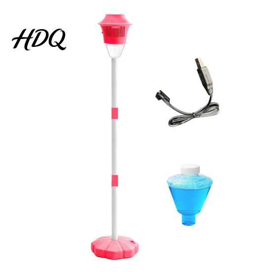 Bubble Machine for Children’s Parties Kids 46 Inch Vertical Maker with Adjustable Height Three-Section Magical Display Tube Battery Outdoor A красный