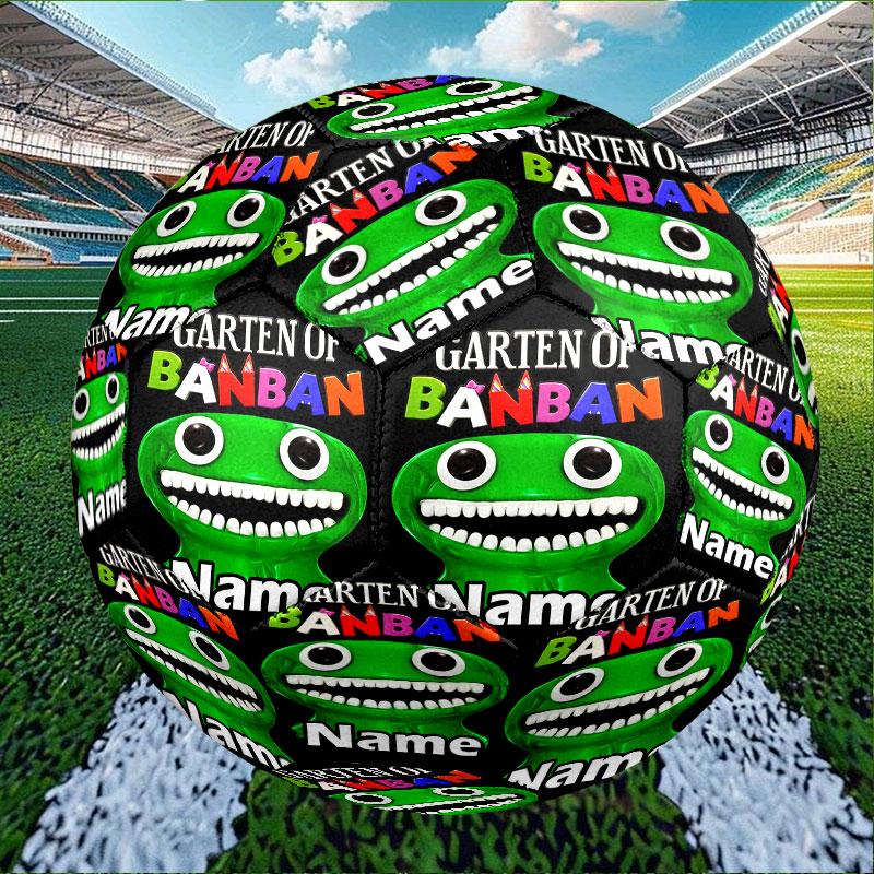Custom Name Personalized Game Rainbow Friends Print Size 5 Soccer Ball Training & Match Football, for Team, Kicking, Gift for Football Enthusiasts