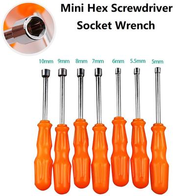 Miniature Hex Bit Screwdriver Socket Wrench Nut Shank Drill Adapter Tools