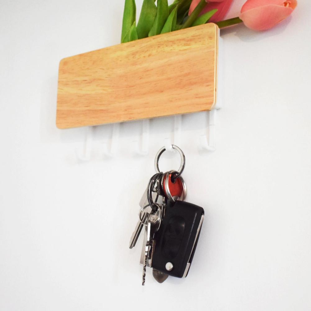 Creative Kitchen Bathroom Hanger Hook Key Rack Multifunctional Storage Boxes