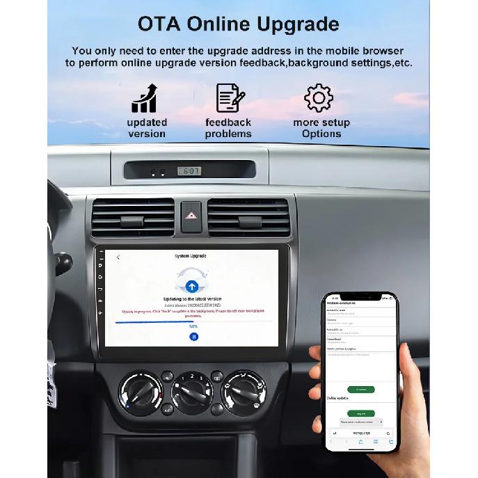 2026 Newest FLIXIVI CarPlay Adapter&Android Auto Adapter Plug and Play for VW Toyota Nissan Ford Benz for Apple & Android Phone