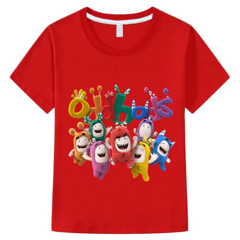 T-shirt per bambini con stampa carina Oddpods Anime
